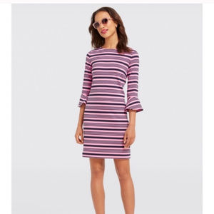 Draper James Ottoman Stripe Knit Dress XL